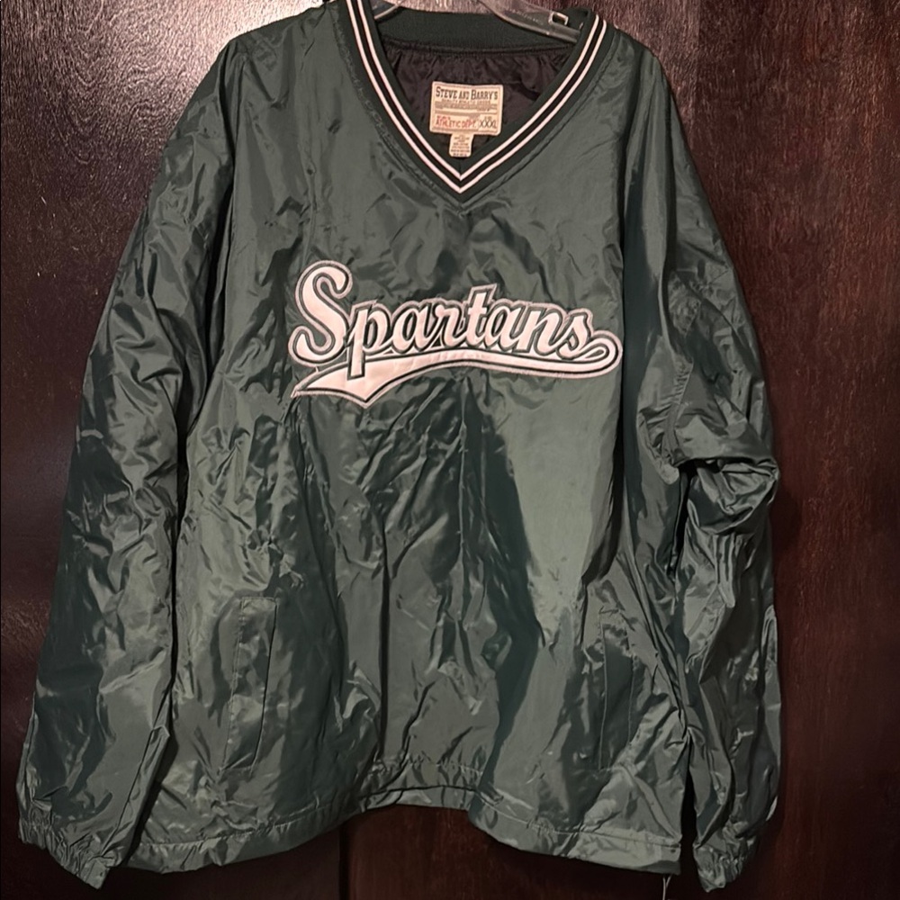 Steve & Barry's Green Michigan State Spartans Windbreaker